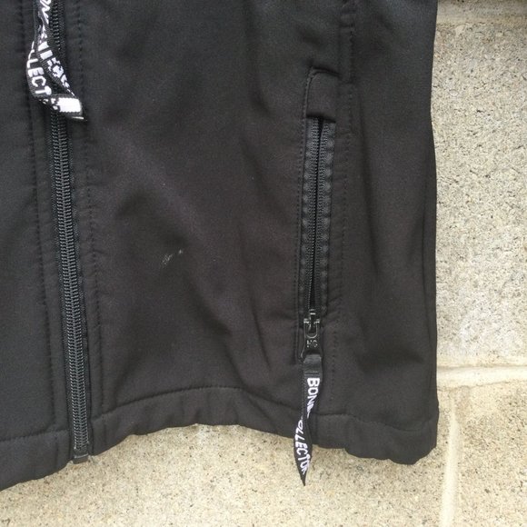Bone Collector Boys Black Jacket Sz Small Outdoors Full Zip Front Pockets Logo - Picture 4 of 6